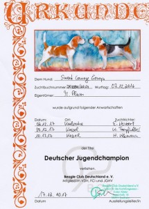 Sweet Courage Éowyn Deutscher Jugend-Champion BCD